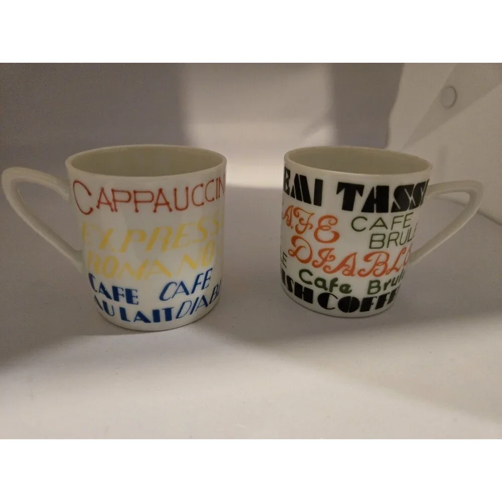 S/2 Vintage ROYAL CROWN Japan espresso cups